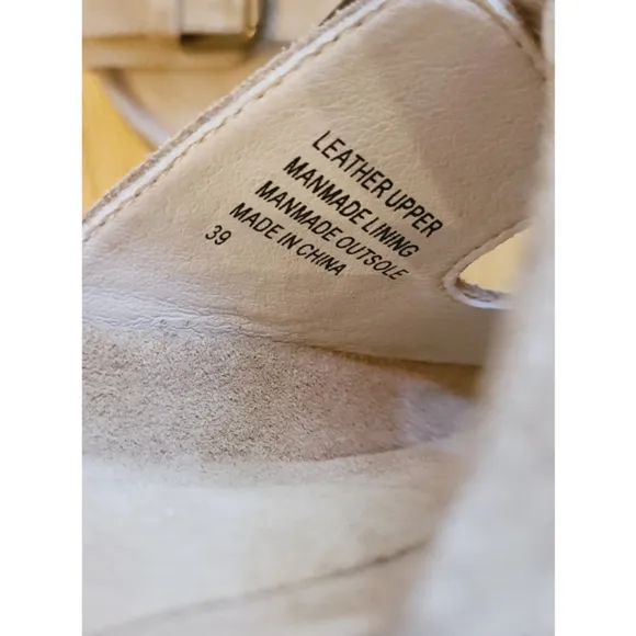 New Anthropologie Free People Intentionally Blank Flatform Sandal Size US 9