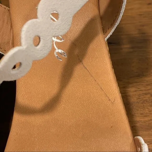NEW Anthropologie Matisse Chrysler Platform Wedge White Eyelet 39