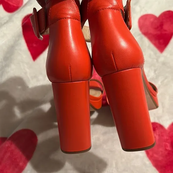 New Antonio MelaniCaci Leather Ankle Wrap Dress Sandals