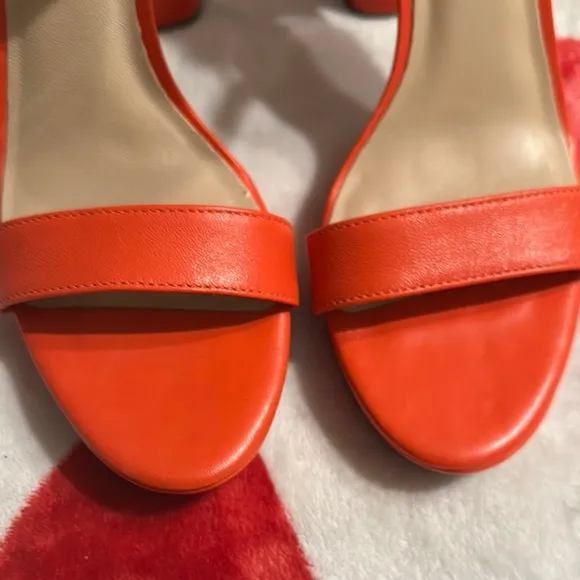 New Antonio MelaniCaci Leather Ankle Wrap Dress Sandals