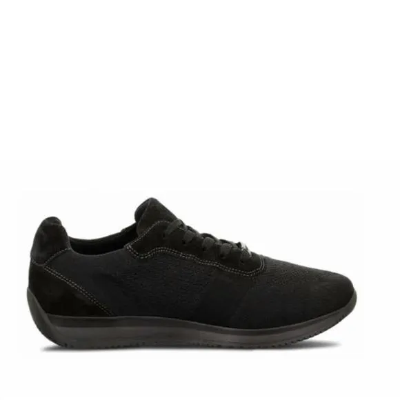 NEW ARA men's logan knitted sneaker in black