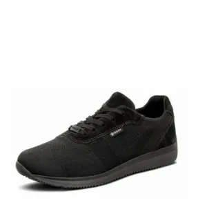 NEW ARA men's logan knitted sneaker in black