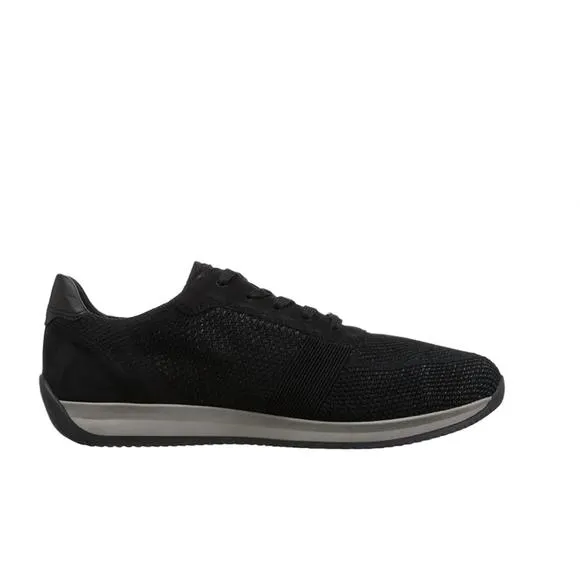NEW ARA men's luca knitted sneaker in black