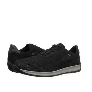NEW ARA men's luca knitted sneaker in black