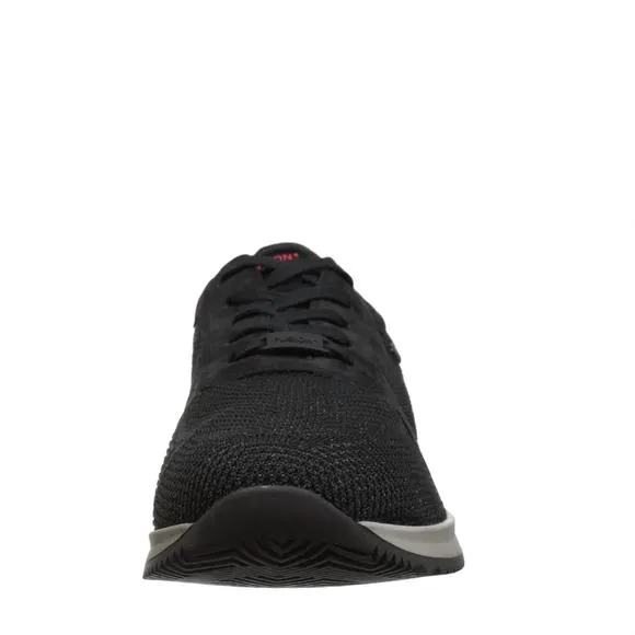 NEW ARA men's luca knitted sneaker in black