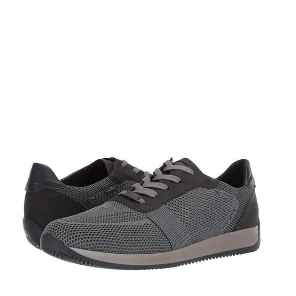 NEW ARA men's luca knitted sneaker in grey