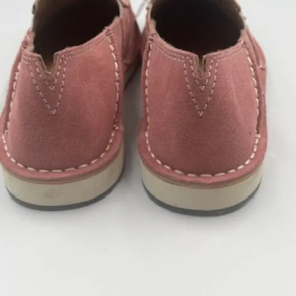 NEW Ariat Shoes azalea Suede &amp; Baby Pink Serape Print Cruisers Women’s Sz 6 NWT
