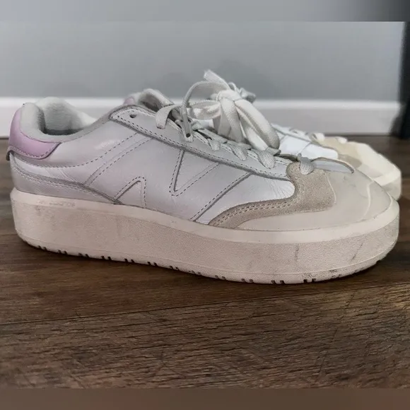 New Balance CT302 White Matte Pink Sneakers 9.5 Women's