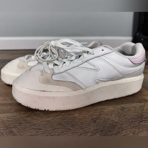 New Balance CT302 White Matte Pink Sneakers 9.5 Women's