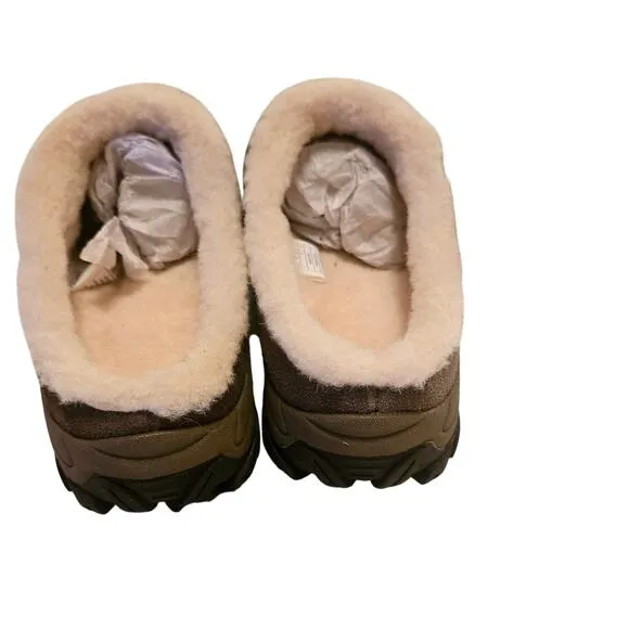 NEW BEARPAW Suzanne Suede Mule US Women's 7 Slides Slip on