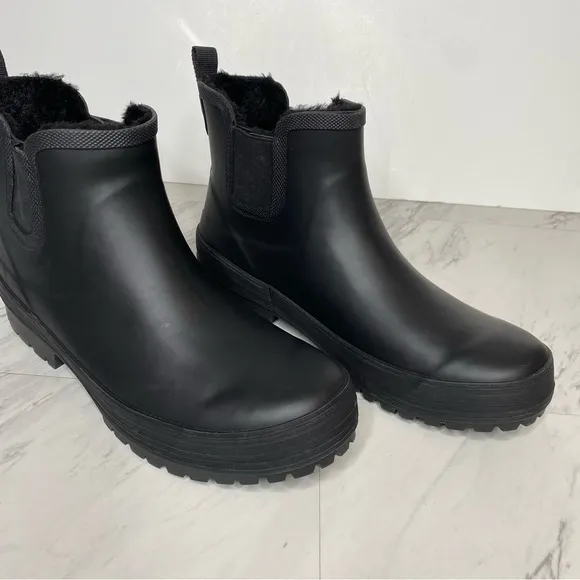 New! Chooka Everyday Chelsea Black Rain Boot 11
