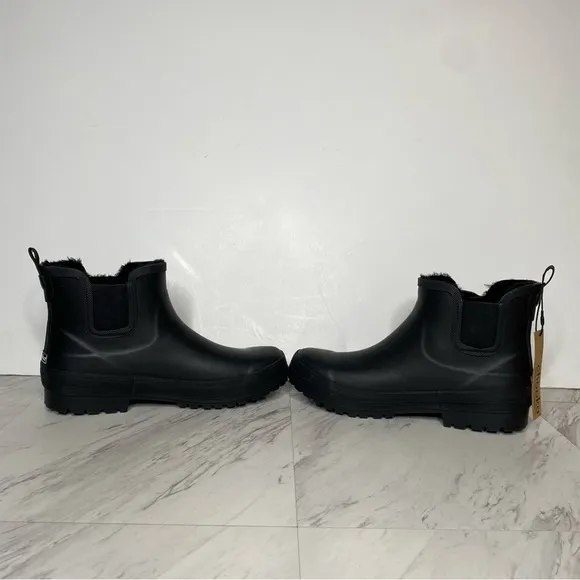 New! Chooka Everyday Chelsea Black Rain Boot 11