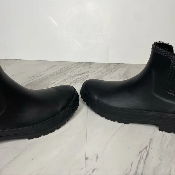New! Chooka Everyday Chelsea Black Rain Boot 11