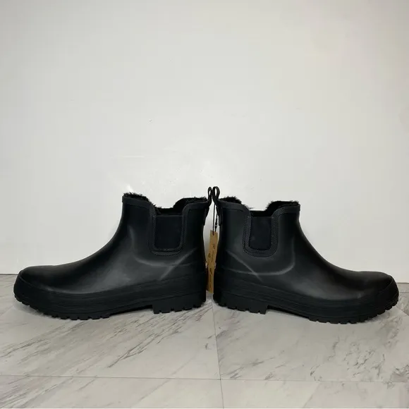 New! Chooka Everyday Chelsea Black Rain Boot 11