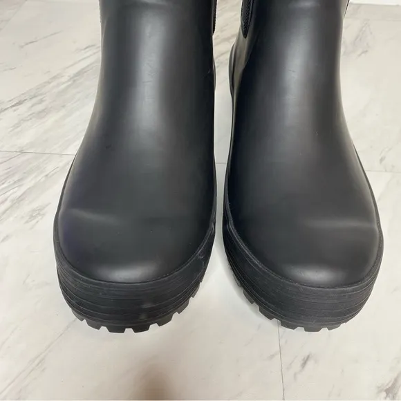 New! Chooka Everyday Chelsea Black Rain Boot 11