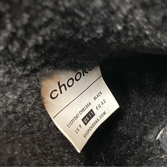 New! Chooka Everyday Chelsea Black Rain Boot 11
