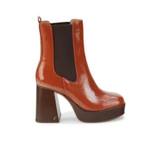 New Circus NY Stace Platform Chelsea Boots Sz 7M Y2K 90s Square Block Heel