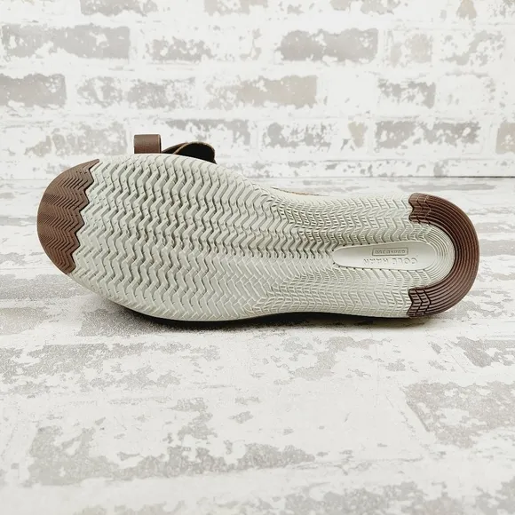 NEW Cole Haan GrandPro Top Spin Stitch Lite Brown Penny Loafers I105