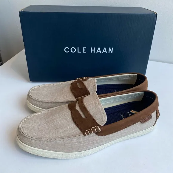 NEW Cole Haan Nantucket Loafer Size 11 M Lumber Chambray