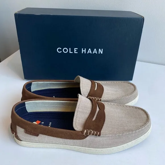 NEW Cole Haan Nantucket Loafer Size 11 M Lumber Chambray