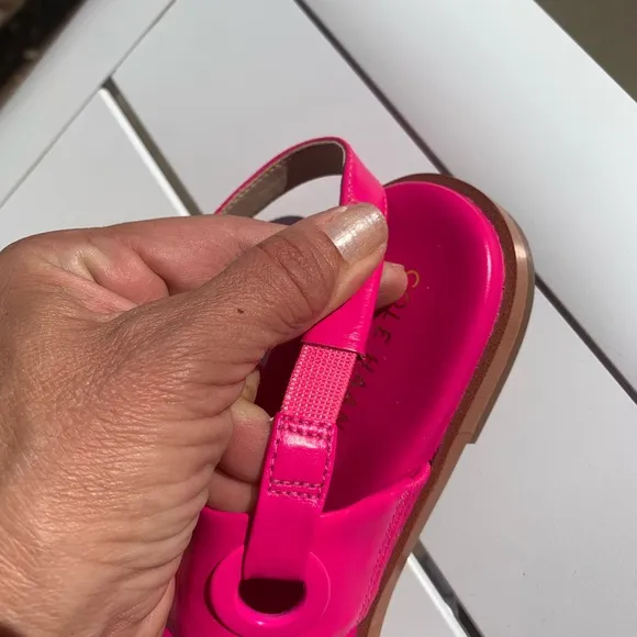 New Cole Hann Grandseries hot pink leather sandals size 6B