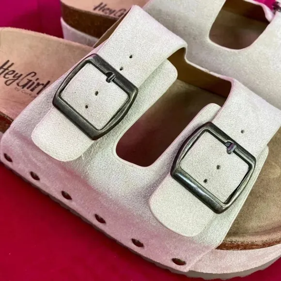 New! Corkys Tan Platform Flatform Sandals