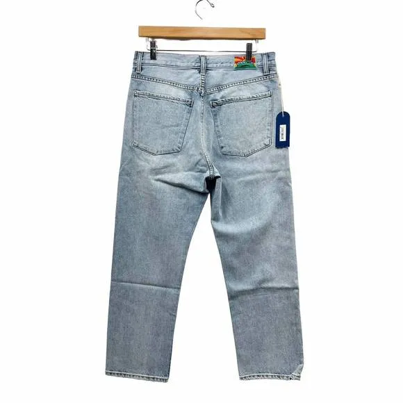 NEW DAILY BLUE hype classic cropped jean in monsoon