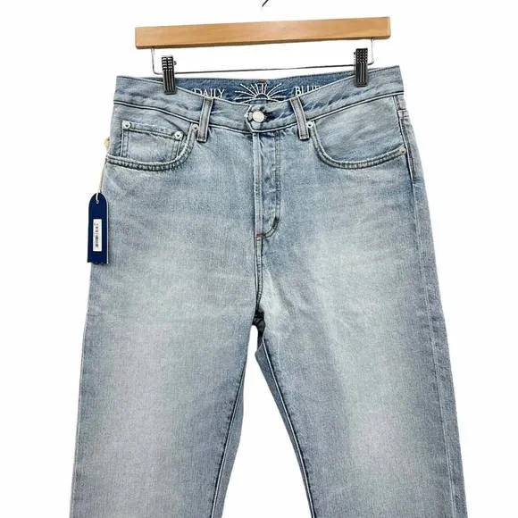 NEW DAILY BLUE hype classic cropped jean in monsoon