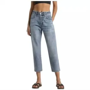 NEW DAILY BLUE hype classic cropped jean in monsoon