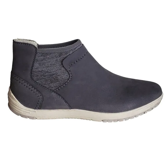 New Dansko lizette waterproof nubuck slip on sneakers hi top chelsea boots gray