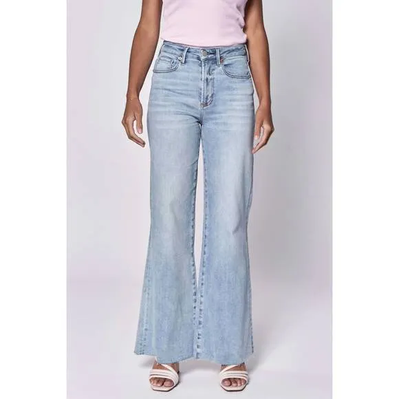 NEW DEAR JOHN DENIM fiona wide leg jeans in montilla