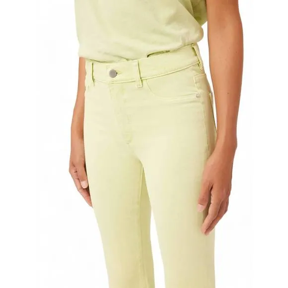 NEW DL1961 - WOMEN'S bridget crop jean in light limeade