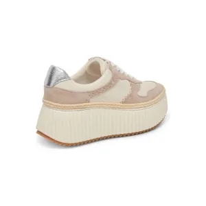 NEW DOLCE VITA women's dandi platform sneaker in taupe multi leather
