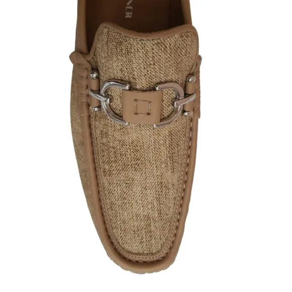 NEW DONALD PLINER men's dacio loafer in sand canvas