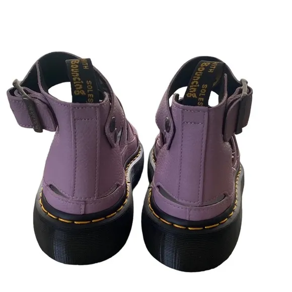 New Dr Martens Clarissa ii quad chunky sandals in lilac pisa Size 8