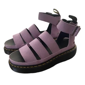 New Dr Martens Clarissa ii quad chunky sandals in lilac pisa Size 8