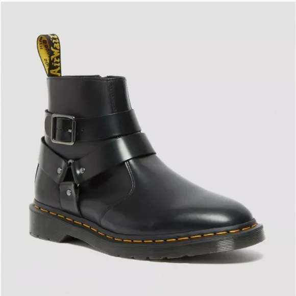 New Dr Martens Jaimes Black Leather  Chelsea Boots Size M5/W6