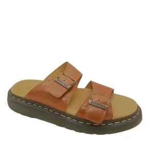 NEW Dr Martens Josef Analine Sandals Womens 10 Mens 9 Brown Dad Slides Comfort
