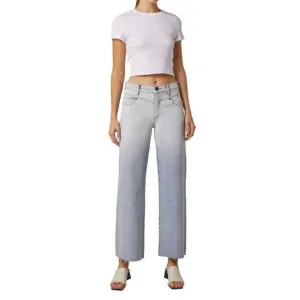 NEW EDYSON conrad high rise wide yoke jeans in light camillo wash