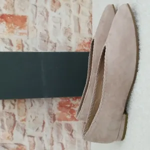 New Eileen Fisher Posy Suede Ballerina Flats