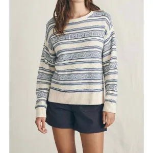 NEW FAHERTY high tide sweater in bristol bay
