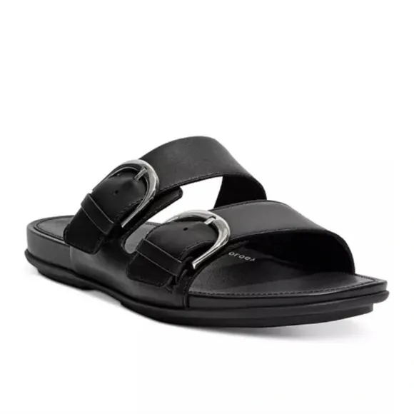 New! Fitflop Gracie two bar sandals black
