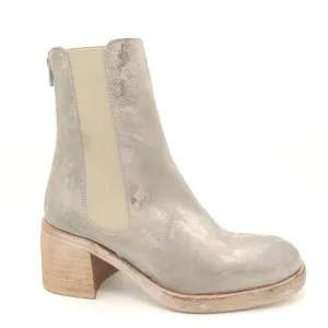 New! Free People Essential Chelsea BootsGunmetal Leather Sz 40 US 9 9.5