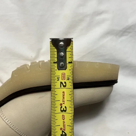 NEW Free people James Chelsea chunky boot white size 9 US heels boots sh…
