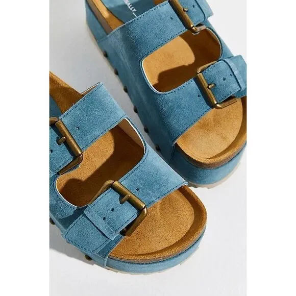 New Free People Rule Breaker Flatform Sandals 41