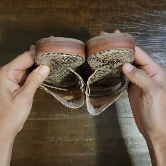 NEW Free People Saturday Slide Sandals Womens 8 Boho Casual Summer Slides