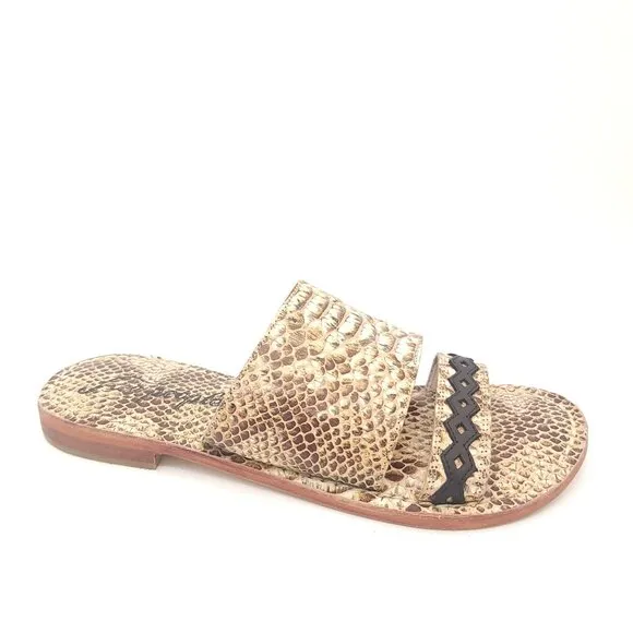 NEW Free People Saturday Slide Sandals Womens 8 Boho Casual Summer Slides