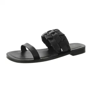 New Free People Woven River Sandal Flats Black $98 - EU 37 (US Women's 6.5) M