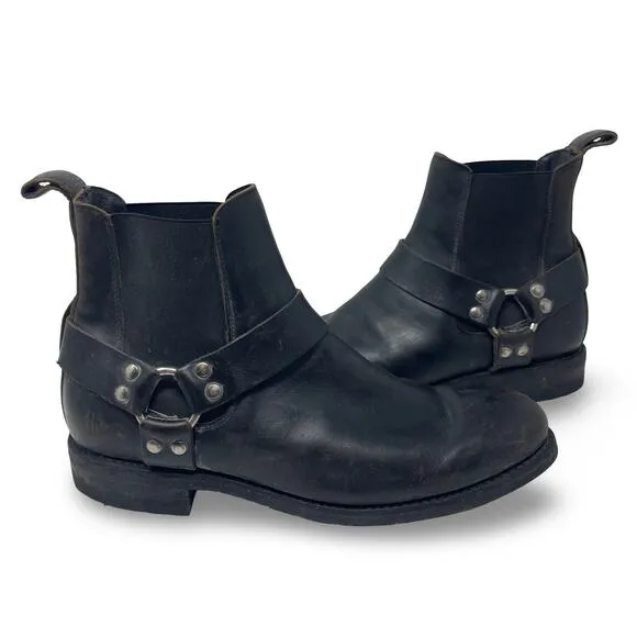 New Frye Men's Stone Harness Chelsea Pull on  Boots sz 12