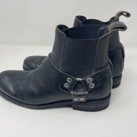 New Frye Men's Stone Harness Chelsea Pull on  Boots sz 12